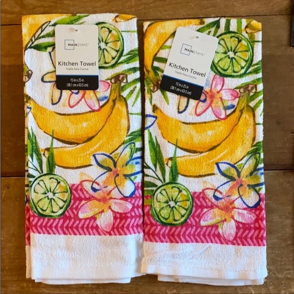 Lot Bundle of 18 Women Owned Summer/ Tropical Themed Kitchen Towels - Picture 6 of 10